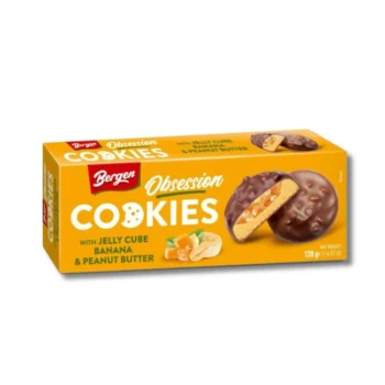 Bergen Cookies Banana & Peanut Butter 128g