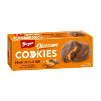 Bergen Cookies Peanut Butter 128g