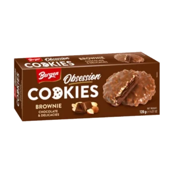 Bergen Cookies Brownie Chocolate & Delicacies 128g