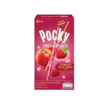 Glico Pocky Crushed Fruits Strawberry Peach Yoghurt 38g