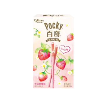 Glico Pocky Milk Strawberry 45g