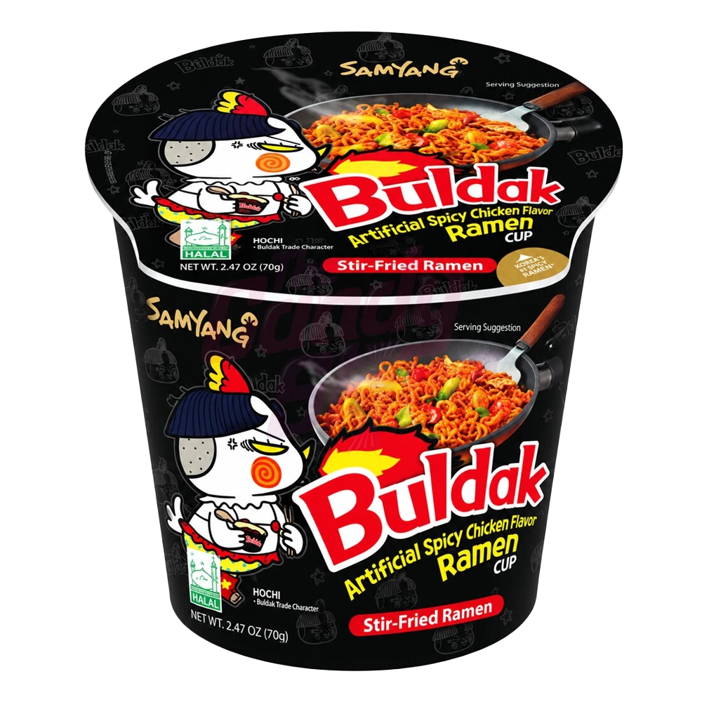 Samyang Buldak Cup Artificial Spicy Chicken Flavour Ramen 70g Samyang Buldak Cup Artificial Spicy Chicken Flavour Ramen 70g