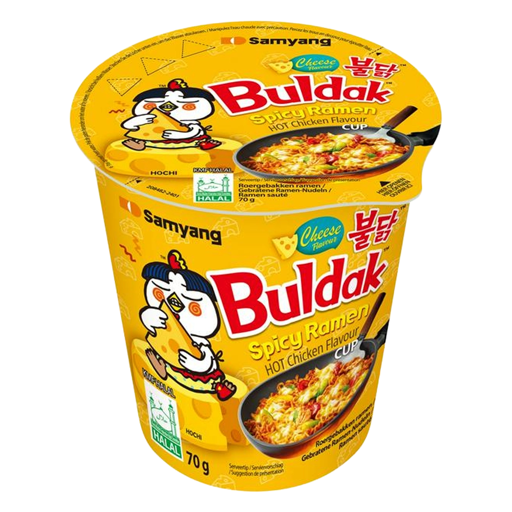 Samyang Buldak Cup Hot Chicken Flavour Spicy Ramen 70g Samyang Buldak Cup Hot Chicken Flavour Spicy Ramen 70g