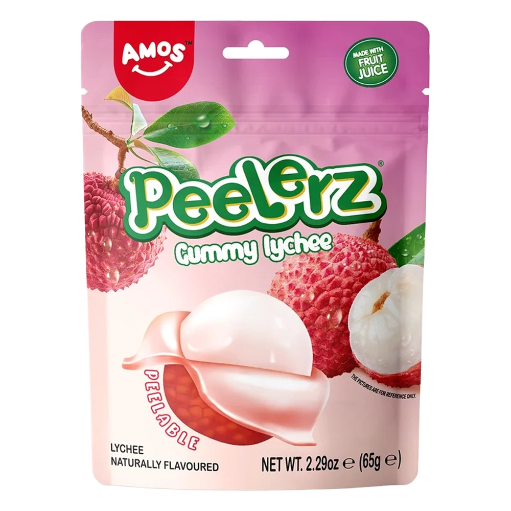 Amos_Peelerz_Gummy_Lychee_65g Amos_Peelerz_Gummy_Lychee_65g