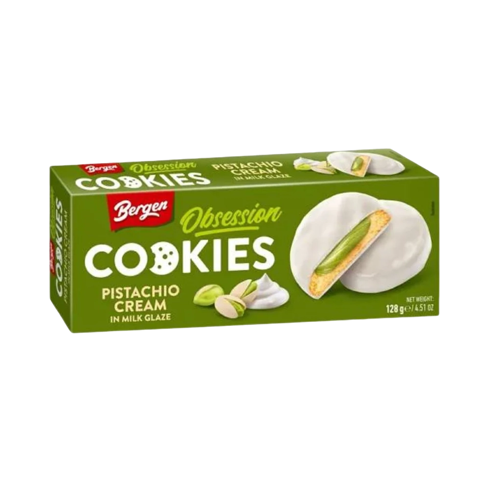 Bergen Cookies Pistachio Cream 128g Bergen Cookies Pistachio Cream 128g