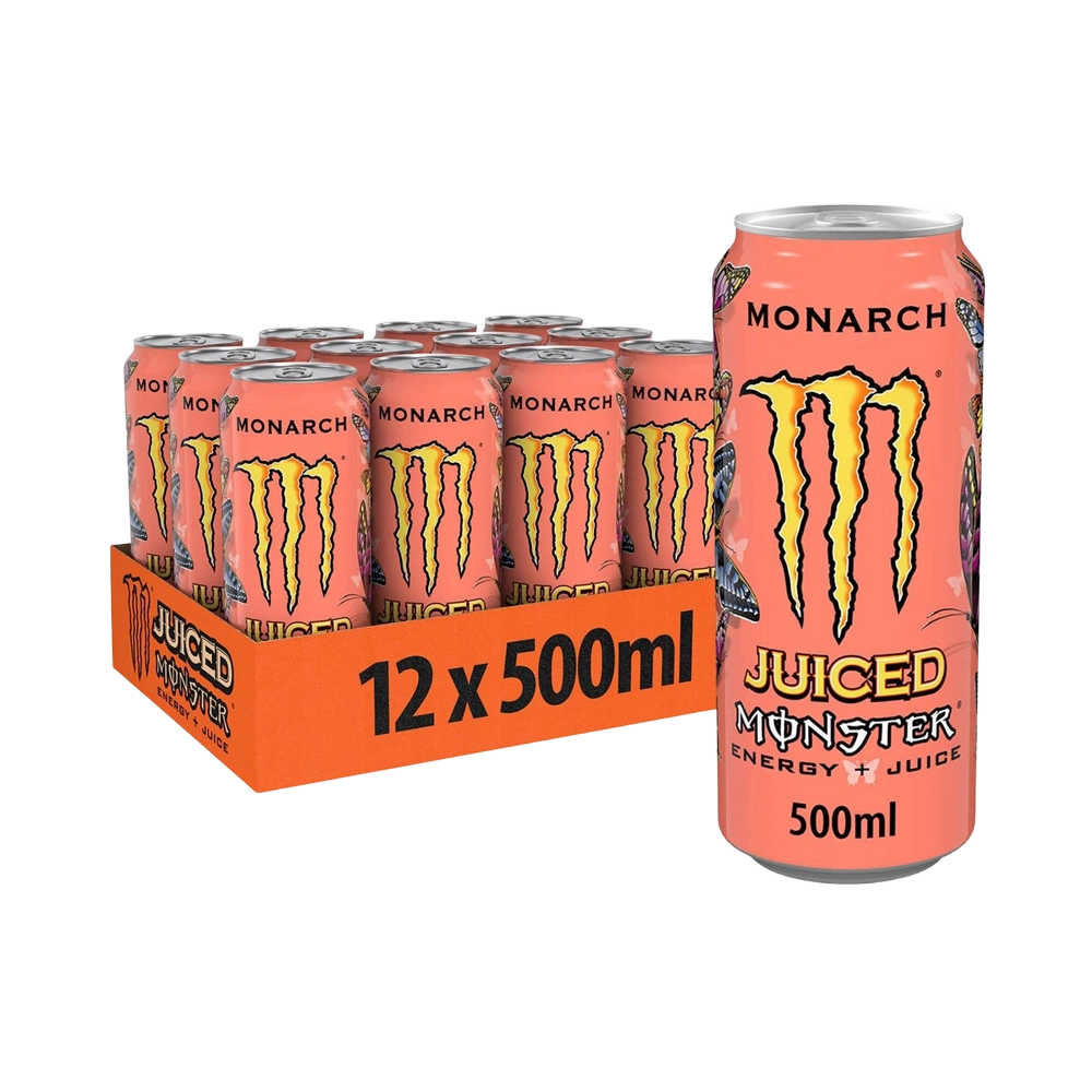 Kartón Monster Energy Juiced Monarch 12×500ml Kartón Monster Energy Juiced Monarch 12×500ml