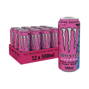 Kartón Monster Energy Ultra Fantasy Ruby Red ZERO 12×500ml